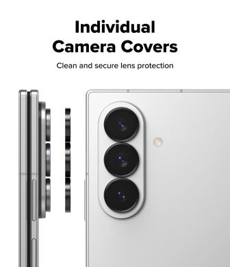 Комплект захисних стекол на камеру Ringke Camera Frame для Samsung Galaxy Fold 8 Ultra / Fold 7 (8800380460638) - Black