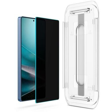 Комплект захисних стекол Spigen (SGP) GLAS.tR EZ Fit Privacy для Samsung Galaxy S25 Ultra (S938) AGL09335 - Black