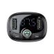 FM модулятор Baseus T-Typed MP3 Car Charger S-09 (2USB, 3.4A) CCALL-TM01 - Black. Фото 2 из 27