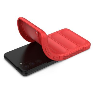 Захисний чохол Deexe Terra Case для Samsung Galaxy S21 FE (G990) - Red