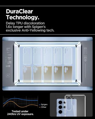 Захисний чохол Spigen (SGP) Ultra Hybrid для Samsung Galaxy S25 Ultra (S938) ACS08961 - Crystal Clear