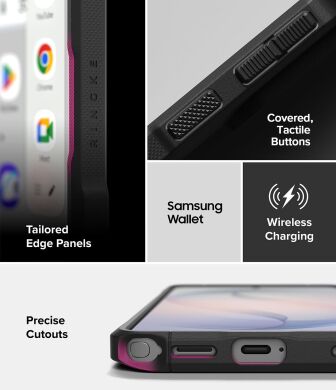 Захисний чохол Ringke Onyx Alfa для Samsung Galaxy S26 Ultra (S948) 8800328816084 - Black