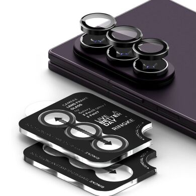 Комплект захисних стекол на камеру Ringke Camera Frame для Samsung Galaxy Fold 8 Ultra / Fold 7 (8800380460638) - Black