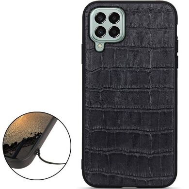 Шкіряний чохол UniCase Croco Skin для Samsung Galaxy M33 (M336) - Black