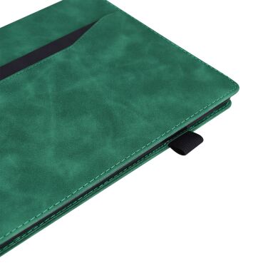 Чехол Deexe Business Style для Samsung Galaxy Tab A9 Plus / Tab A11 Plus (X230/236/X210/216) - Green