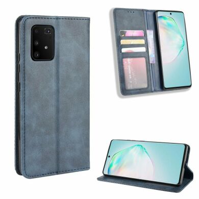 Чехол Deexe Retro Style для Samsung Galaxy S10 Lite (G770) - Blue