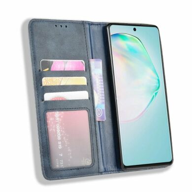 Чехол Deexe Retro Style для Samsung Galaxy S10 Lite (G770) - Blue