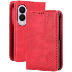 Чехол Deexe Retro Style (FF) для Samsung Galaxy Fold 8 - Red