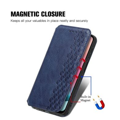 Чехол Deexe Rhombus Wallet для Samsung Galaxy A24 (A245) - Grey
