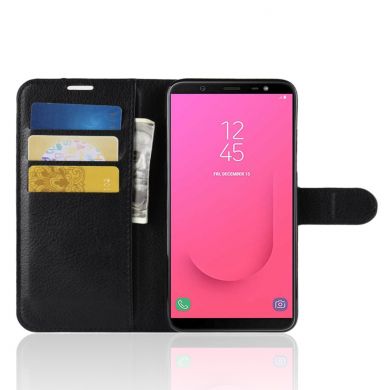 Чехол-книжка Deexe Book Type для Samsung Galaxy J8 2018 (J810) - Black