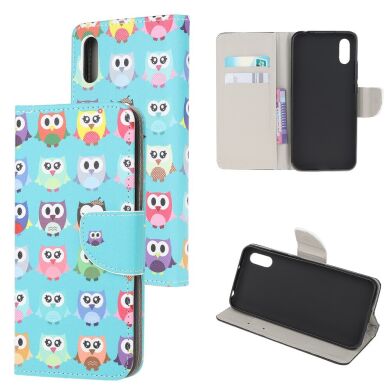 Чохол-книжка Deexe Color Wallet для Samsung Galaxy A02 (A022) - Cute Owls