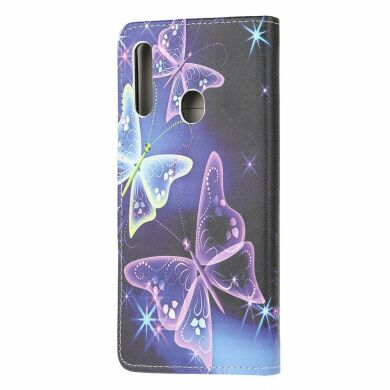 Чехол-книжка Deexe Color Wallet для Samsung Galaxy A20s (A207) - Purple Butterflies