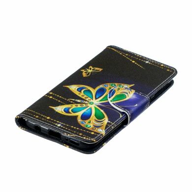 Чохол-книжка Deexe Color Wallet для Samsung Galaxy A40 (А405) - Butterfly with Diamond