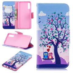 Чохол-книжка Deexe Color Wallet для Samsung Galaxy A50 (A505) / A30s (A307) / A50s (A507) - Tree and Owls