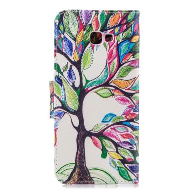 Чехол-книжка Deexe Color Wallet для Samsung Galaxy J4+ (J415) - Colorized Tree