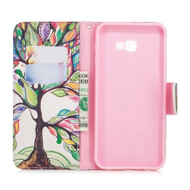 Чохол-книжка Deexe Color Wallet для Samsung Galaxy J4+ (J415), Colorized Tree