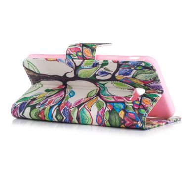 Чохол-книжка Deexe Color Wallet для Samsung Galaxy J4+ (J415), Colorized Tree