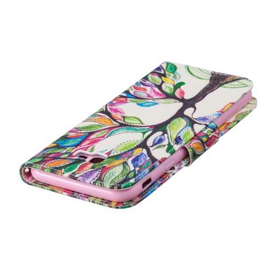 Чохол-книжка Deexe Color Wallet для Samsung Galaxy J4+ (J415), Colorized Tree