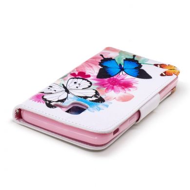 Чохол-книжка Deexe Color Wallet для Samsung Galaxy J6 2018 (J600) - Butterfly in Flowers