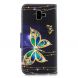 Чехол-книжка Deexe Color Wallet для Samsung Galaxy J6+ (J610) - Rhinestone Decor Butterfly. Фото 3 из 9
