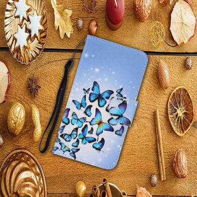 Чохол-книжка Deexe Color Wallet для Samsung Galaxy M11 (M115) - Vivid Butterflies