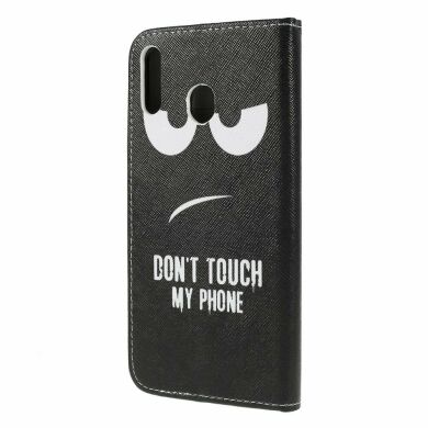 Чехол-книжка Deexe Color Wallet для Samsung Galaxy M20 (M205) - Do Not Touch My Phone