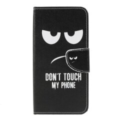 Чехол-книжка Deexe Color Wallet для Samsung Galaxy M20 (M205) - Do Not Touch My Phone