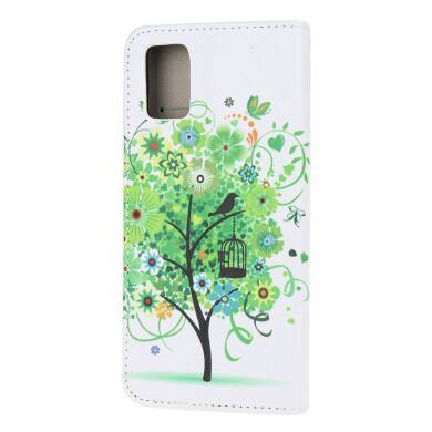 Чехол-книжка Deexe Color Wallet для Samsung Galaxy M51 (M515) - Green Tree