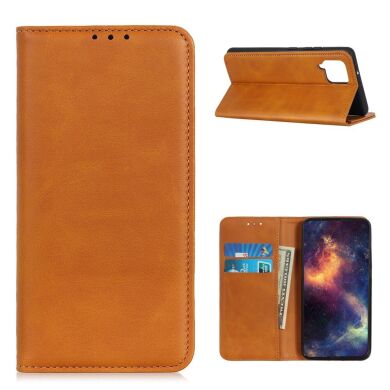 Чехол-книжка Deexe Wallet Case для Samsung Galaxy A12 (A125) / A12 Nacho (A127) / M12 (M127) - Brown