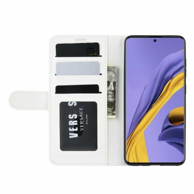 Чохол-книжка Deexe Wallet Style для Samsung Galaxy A51 - White