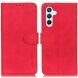 Чехол-книжка KHAZNEH Retro Wallet для Samsung Galaxy S24 FE (S721) - Red. Фото 1 из 9