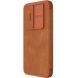 Чехол-книжка NILLKIN Qin Pro для Samsung Galaxy S24 FE (S721) - Brown. Фото 2 из 14