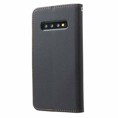 Чохол-книжка ROAR KOREA Cloth Texture для Samsung Galaxy S10 (G973) - Black