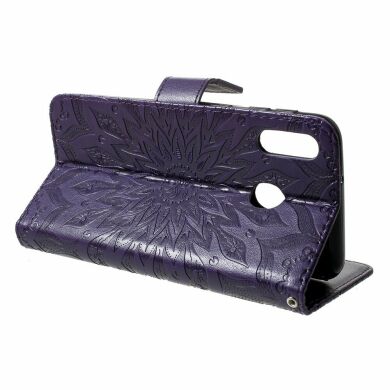 Чохол-книжка UniCase SunFlower Pattern для Samsung Galaxy M20 (M205), Purple