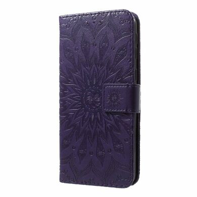 Чохол-книжка UniCase SunFlower Pattern для Samsung Galaxy M20 (M205), Purple