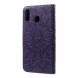 Чехол-книжка UniCase SunFlower Pattern для Samsung Galaxy M20 (M205) - Purple. Фото 3 из 5