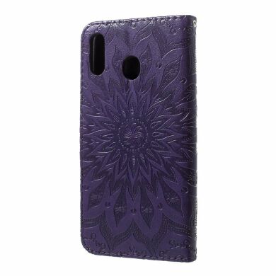 Чохол-книжка UniCase SunFlower Pattern для Samsung Galaxy M20 (M205), Purple