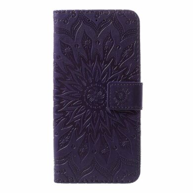 Чохол-книжка UniCase SunFlower Pattern для Samsung Galaxy M20 (M205), Purple