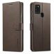 Чехол LC.IMEEKE Wallet Case для Samsung Galaxy A21s (A217) - Coffee. Фото 1 из 16