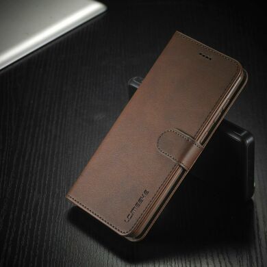 Чохол LC.IMEEKE Wallet Case для Samsung Galaxy A21s (A217) - Coffee