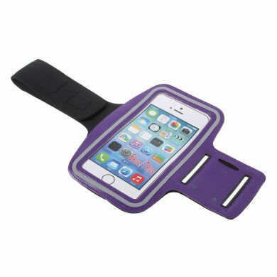 Чохол на руку Deexe Running Sports для смартфонів шириною до 77мм - Purple