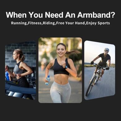 Чехол на руку HAISSKY HSK3061 FitRun Touch - Black