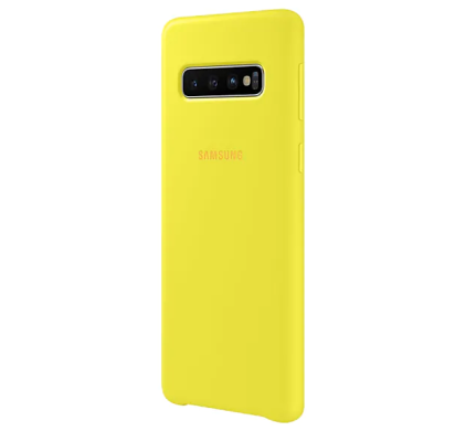 Чехол Silicone Cover для Samsung Galaxy S10 (G973) EF-PG973TYEGRU - Yellow