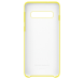 Чехол Silicone Cover для Samsung Galaxy S10 (G973) EF-PG973TYEGRU - Yellow. Фото 4 из 4