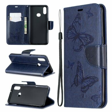 Чехол UniCase Butterfly Pattern для Samsung Galaxy A10s (A107) - Blue