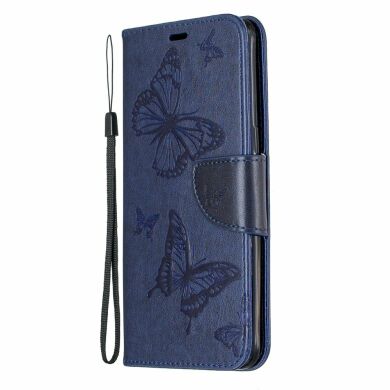 Чехол UniCase Butterfly Pattern для Samsung Galaxy A10s (A107) - Blue