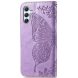Чехол UniCase Butterfly Pattern для Samsung Galaxy A35 (A356) - Light Purple. Фото 4 из 5