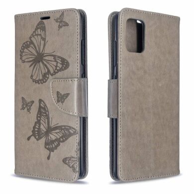 Чохол UniCase Butterfly Pattern для Samsung Galaxy A51 - Grey