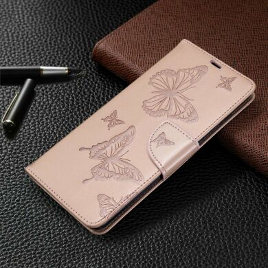 Чехол UniCase Butterfly Pattern для Samsung Galaxy A71 (A715) - Rose Gold