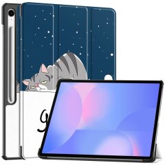 Чехол UniCase Life Style для Samsung Galaxy Tab S10 FE Plus - Cat